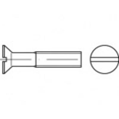 TOOLCRAFT TO-9979623 Verzonken schroeven M16 30 mm Sleuf RVS A4 10 stuk(s)