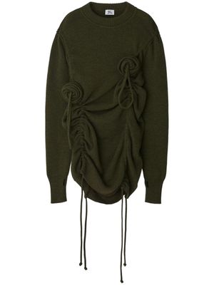 Burberry pull en laine à appliques fleurs - Vert