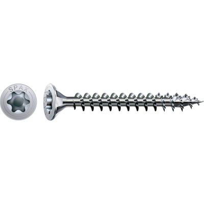 SPAX 1191010450603 SPAX Seko-T Houtschroef 4.5 mm 60 mm Torx, Binnen-T Staal Galvanisch verzinkt 100 stuk(s)