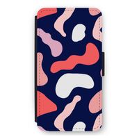 Memphis Shapes Pink: iPhone 12 mini Flip Hoesje