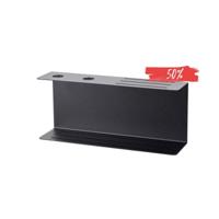 LIROdesign doucherek met zeepdispenser Bordeaux - zwart