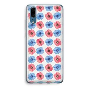 Klaproosjes: Huawei P20 Transparant Hoesje
