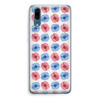 Klaproosjes: Huawei P20 Transparant Hoesje Klaproosjes: Huawei P20 Transparant Hoesje