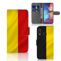 Samsung Galaxy A20e Bookstyle Case Belgische Vlag