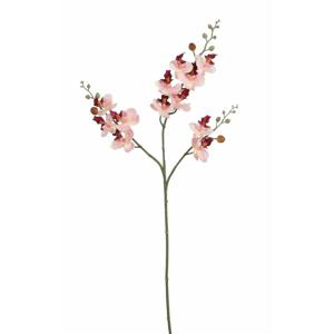 Mica Decorations Kunstbloem Orchidee tak - lichtroze - 75 cm - Kunst zijdebloemen - Kunstbloemen