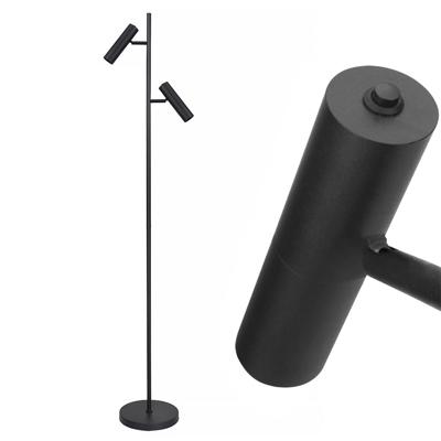 Freelight Vloerlamp Undici 2 lichts H 150 cm zwart