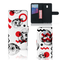 Telefoonhoesje met Naam Xiaomi Redmi 8A Skull Red