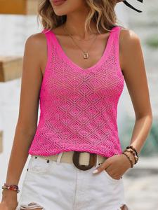 Plain Casual Tank Top