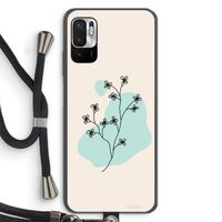 Love your petals: Xiaomi Redmi Note 10 5G Transparant Hoesje met koord