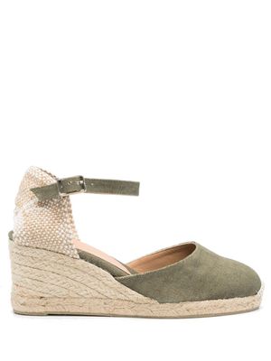 Castañer espadrilles compensées Carina - Vert