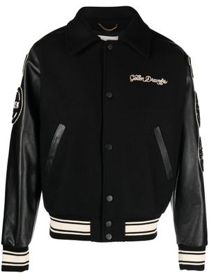 Golden Goose veste teddy à broderies - Noir