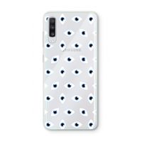 Eyes pattern: Samsung Galaxy A70 Transparant Hoesje
