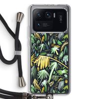 Tropical Palms Dark: Xiaomi Mi 11 Ultra Transparant Hoesje met koord