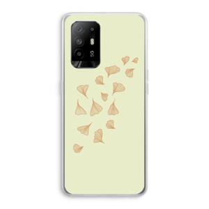 Falling Leaves: Oppo A95 5G Transparant Hoesje