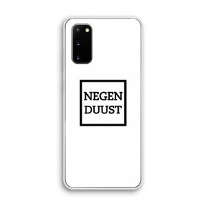 Negenduust vierkant: Samsung Galaxy S20 Transparant Hoesje