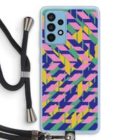 Skew Blush 1: Samsung Galaxy A52 Transparant Hoesje met koord
