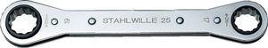 Stahlwille Ratelringsleutel | 17 x 19 mm | 12-KT. lengte 205 mm | aantal tanden 22 | 1 stuk - 41131719 41131719