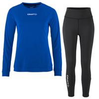 Craft Longsleeve Legging Zip Set Dames