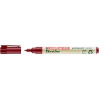 Edding e-25 EcoLine 4-25002 Permanent marker Rood Watervast: Ja - thumbnail