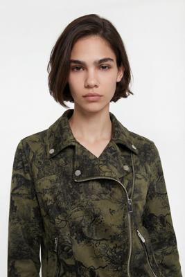 Slim fit bikerjack - GREEN - 42 Slim fit bikerjack - GREEN - 42