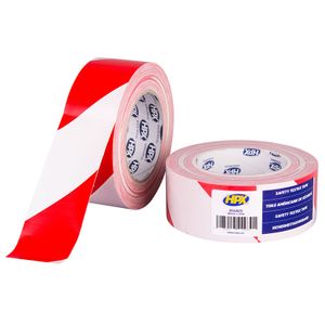 HPX Safety textile tape | Wit/Rood | 48mm x 25m - RS4825 | 30 stuks RS4825