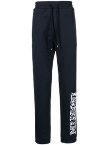 Missoni pantalon de jogging à logo - Bleu