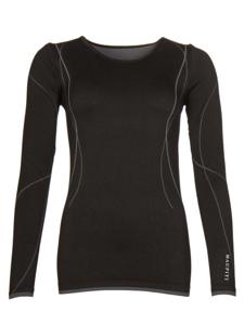 Maupiti Arina Thermo Shirt Naadloos Dames Zwart maat XS S