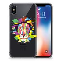 Apple iPhone X | Xs Telefoonhoesje met Naam Lion Color
