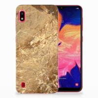 Samsung Galaxy A10 | TPU | Siliconen hoesje | Marmer Creme
