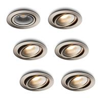 LED-inbouwspot Vivaro RVS 3W dimbaar