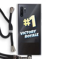 Victory Royale: Samsung Galaxy Note 10 Plus Transparant Hoesje met koord