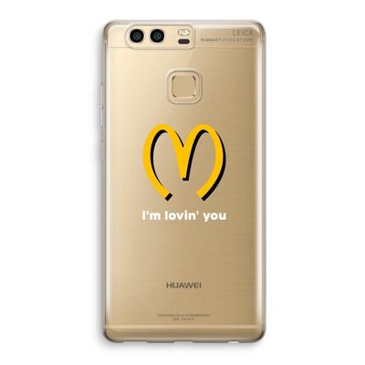 I'm lovin' you: Huawei P9 Transparant Hoesje