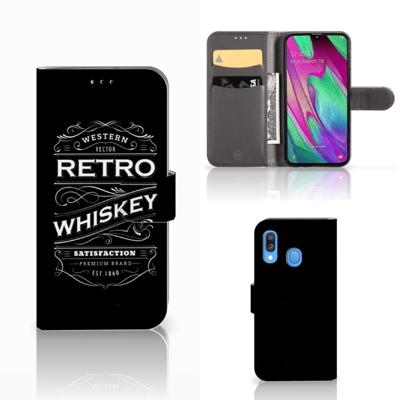 Samsung Galaxy A40 | Book Cover | Whiskey