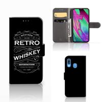 Samsung Galaxy A40 | Book Cover | Whiskey