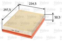 Luchtfilter VALEO, u.a. für Cadillac, Saab, Hyundai, Opel, Vauxhall