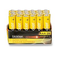 Blokker Alkaline Batterijen - AAA - 24 stuks