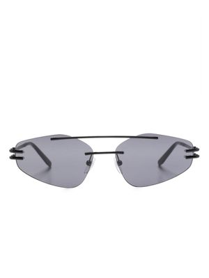 GIGI STUDIOS lunettes de soleil géométriques Nona - Noir