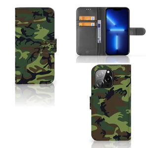 iPhone 13 Pro Telefoon Hoesje Army Dark