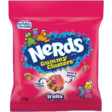 Nerds Gummy Clusters Fruits 113g bij Jumbo