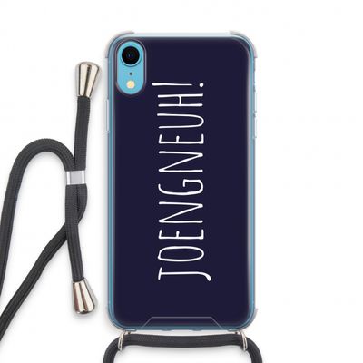 Joengneuh!: iPhone XR Transparant Hoesje met koord