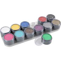 Grimas schmink - schminkpalet, diverse kleuren, 12x15 ml/ 1 stuk