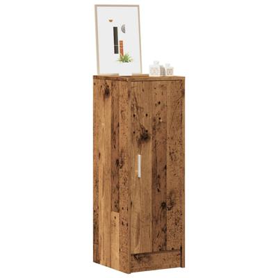 VidaXL Schoenenkast 32x35x92 cm bewerkt hout oud houtkleurig