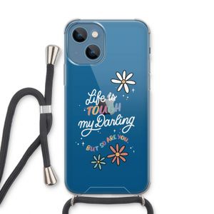 Tough Life: iPhone 13 Transparant Hoesje met koord