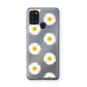 Margrietjes: Samsung Galaxy A21s Transparant Hoesje
