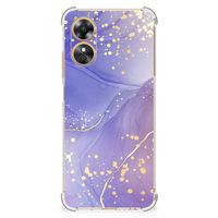 Back Cover voor OPPO A17 Watercolor Paars