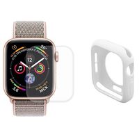 Hat Prince Apple Watch Series SE (2022)/SE/6/5/4 Volledige beschermingsset - 40 mm - Wit - thumbnail