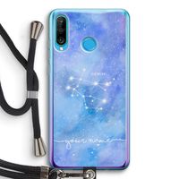 Sterrenbeeld - Licht: Huawei P30 Lite Transparant Hoesje met koord