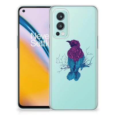 OnePlus Nord 2 5G Telefoonhoesje met Naam Merel OnePlus Nord 2 5G Telefoonhoesje met Naam Merel