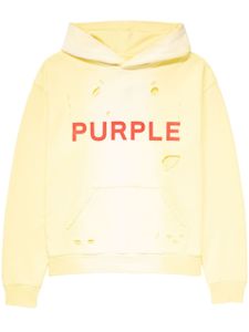 Purple Brand French Terry PO hoodie - Jaune