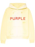 Purple Brand French Terry PO hoodie - Jaune - thumbnail